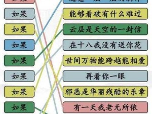 《汉字找茬王》游戏攻略：如果歌曲如何玩转？