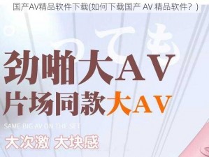 国产AV精品软件下载(如何下载国产 AV 精品软件？)