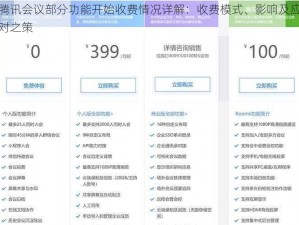 腾讯会议部分功能开始收费情况详解：收费模式、影响及应对之策