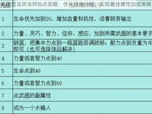 艾尔登法环法师加点攻略：优化技能分配，实现最佳属性加成策略