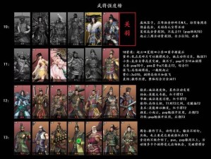 极无双2武将强度排行榜TOP一览，最新实力解析与排名汇总