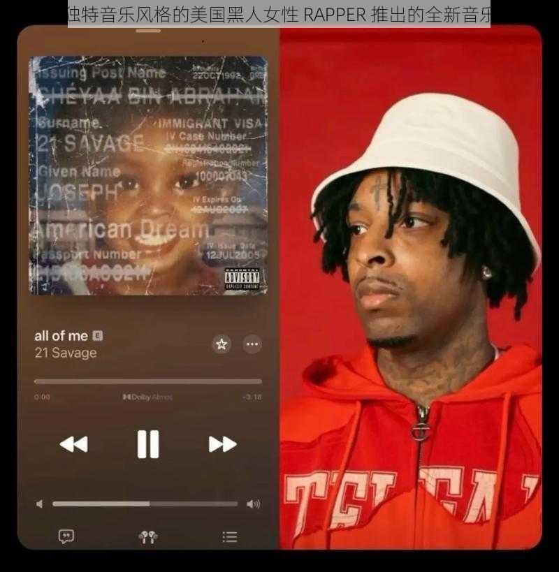 具有独特音乐风格的美国黑人女性 RAPPER 推出的全新音乐专辑