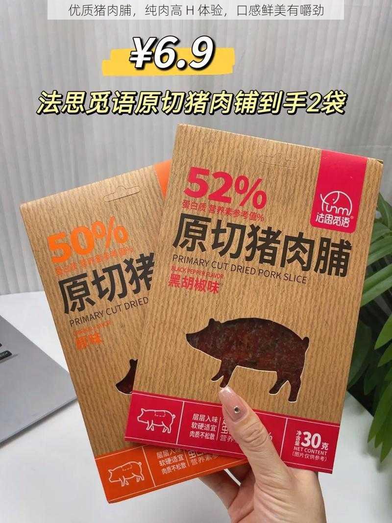 优质猪肉脯,纯肉高 H 体验,口感鲜美有嚼劲
