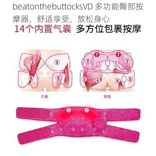 beatonthebuttocksVD 多功能臀部按摩器,舒适享受,放松身心