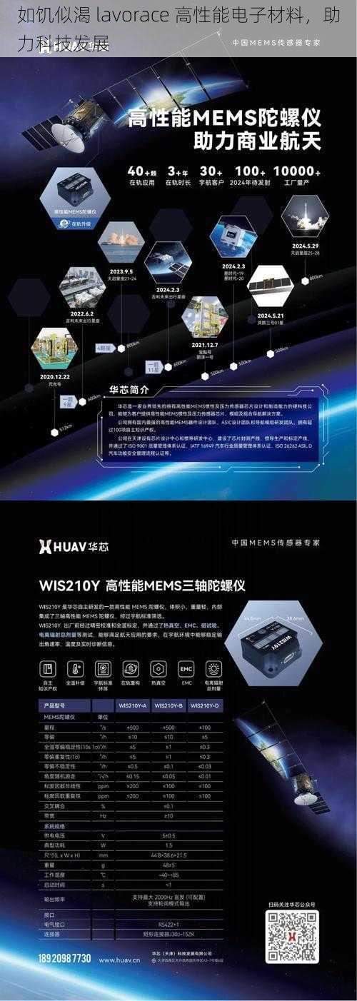 如饥似渴 lavorace 高性能电子材料,助力科技发展