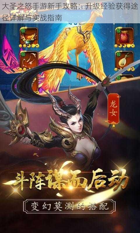 大圣之怒手游新手攻略:升级经验获得途径详解与实战指南