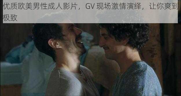 优质欧美男性成人影片，GV 现场激情演绎，让你爽到极致