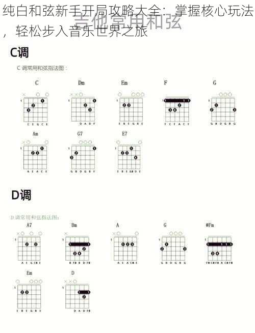 纯白和弦新手开局攻略大全：掌握核心玩法，轻松步入音乐世界之旅