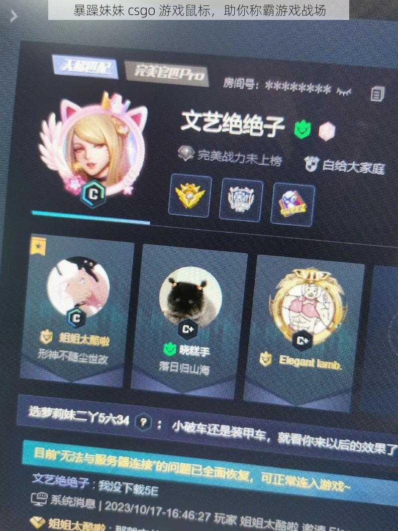 暴躁妹妹 csgo 游戏鼠标，助你称霸游戏战场