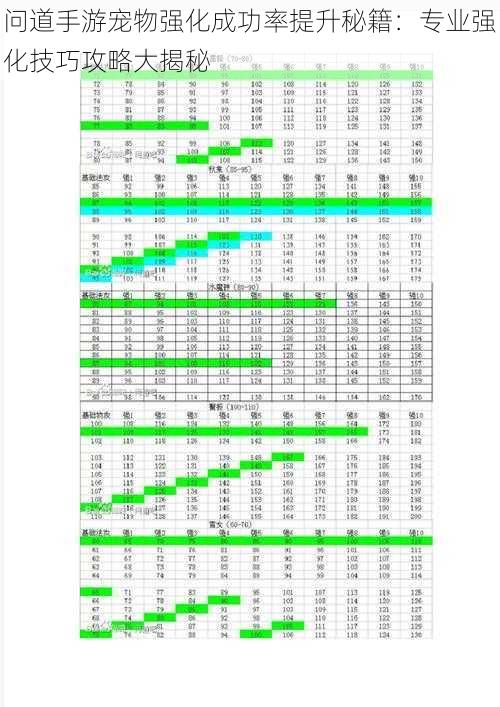 问道手游宠物强化成功率提升秘籍：专业强化技巧攻略大揭秘