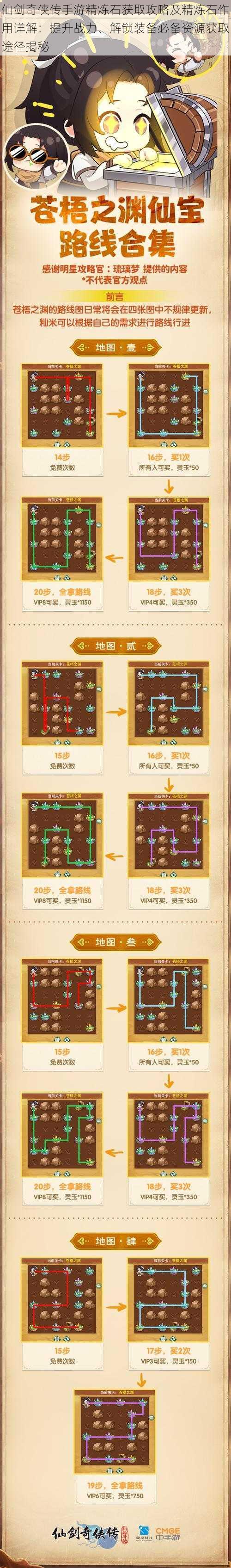 仙剑奇侠传手游精炼石获取攻略及精炼石作用详解：提升战力、解锁装备必备资源获取途径揭秘