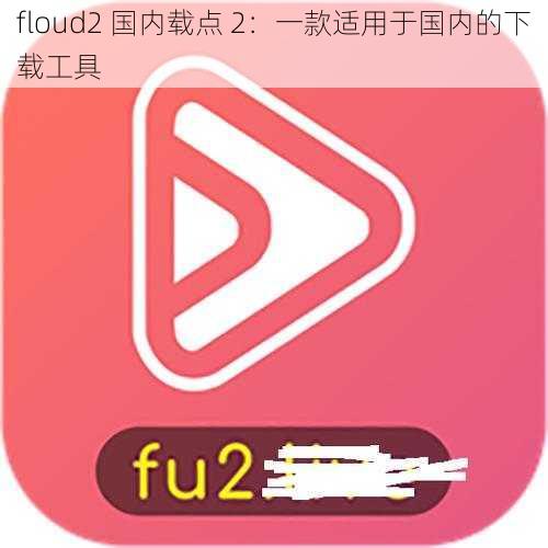 floud2 国内载点 2：一款适用于国内的下载工具