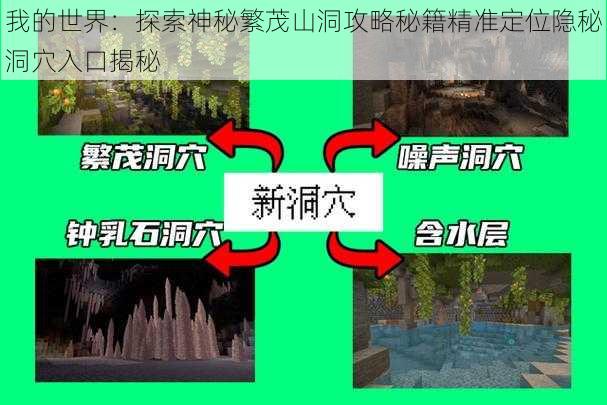 我的世界：探索神秘繁茂山洞攻略秘籍精准定位隐秘洞穴入口揭秘