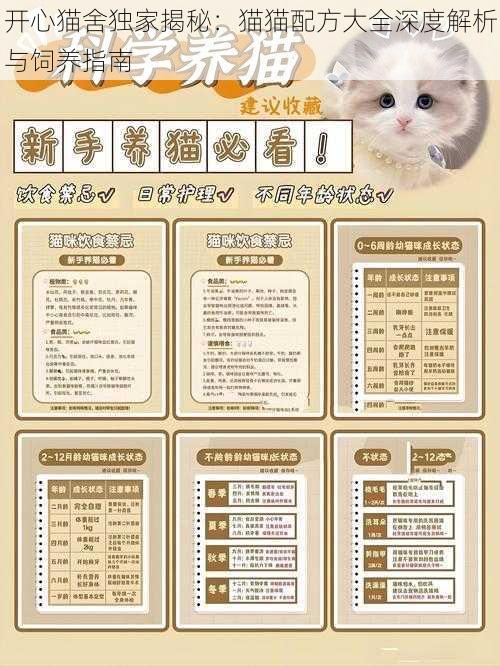 开心猫舍独家揭秘：猫猫配方大全深度解析与饲养指南