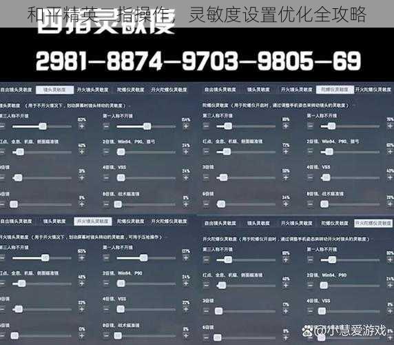 和平精英二指操作，灵敏度设置优化全攻略