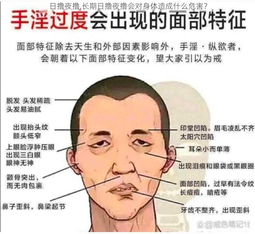 日撸夜撸,长期日撸夜撸会对身体造成什么危害？