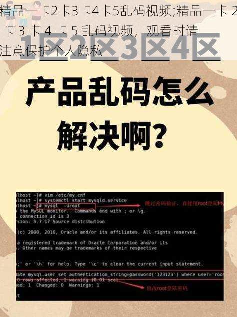 精品一卡2卡3卡4卡5乱码视频;精品一卡 2 卡 3 卡 4 卡 5 乱码视频，观看时请注意保护个人隐私