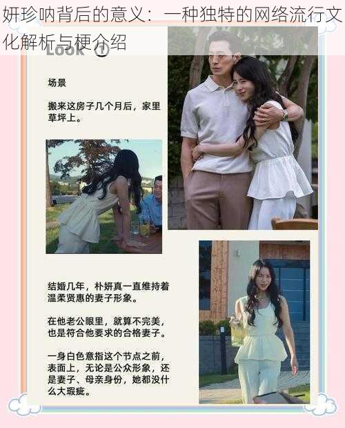 妍珍呐背后的意义:一种独特的网络流行文化解析与梗介绍