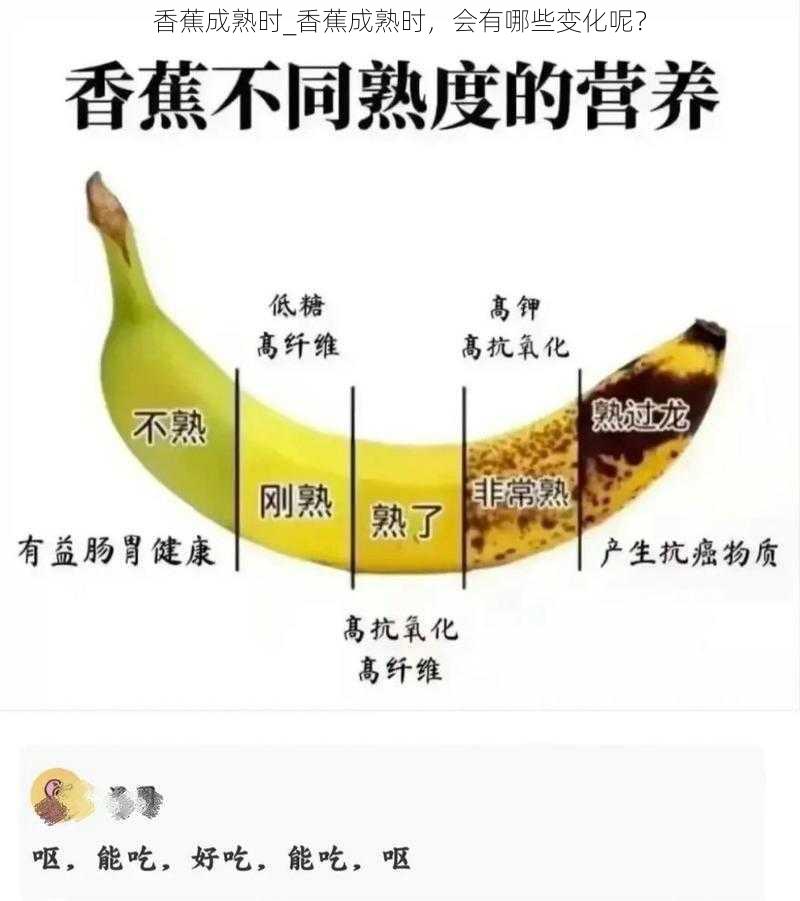 香蕉成熟时_香蕉成熟时，会有哪些变化呢？