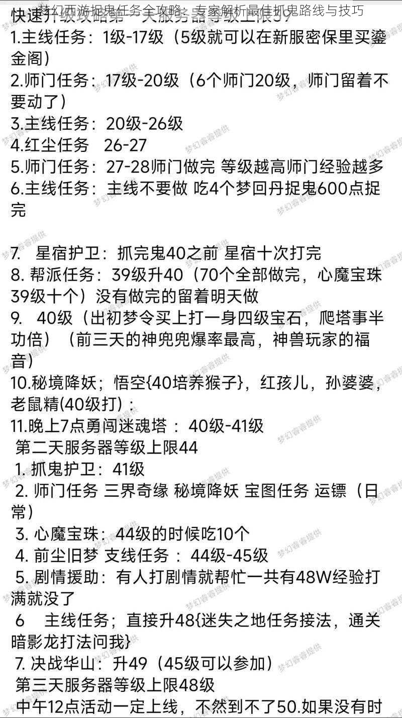 梦幻西游捉鬼任务全攻略：专家解析最佳抓鬼路线与技巧