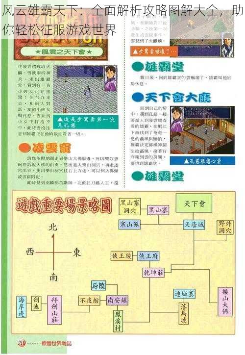 风云雄霸天下：全面解析攻略图解大全，助你轻松征服游戏世界