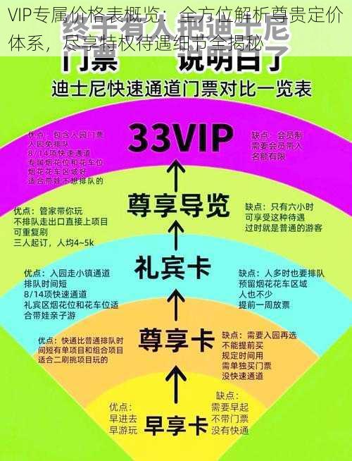 VIP专属价格表概览：全方位解析尊贵定价体系，尽享特权待遇细节全揭秘