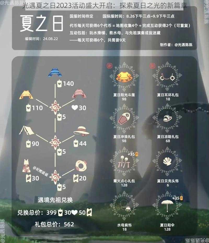 光遇夏之日2023活动盛大开启：探索夏日之光的新篇章